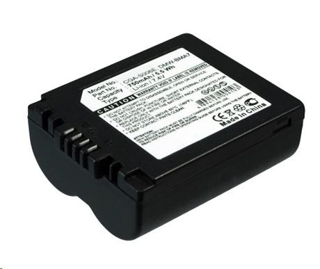  Real Power Panasonic CGA-S006E/1B, CGA-S006E, CGA-S006 7.4V 750mAh utángyártott akku Li-ion  (PDS006) 