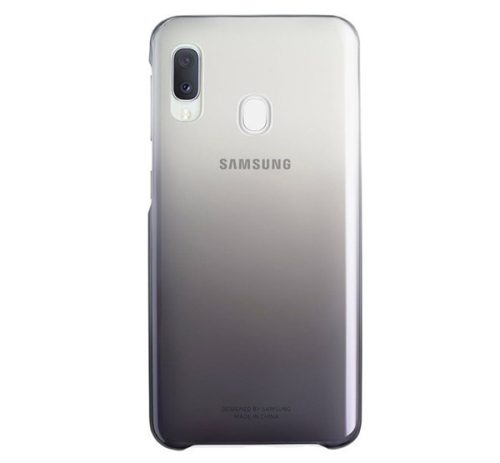  SAMSUNG műanyag telefonvédő (színátmenet) FEKETE [Samsung Galaxy A20e (SM-A202F)] 