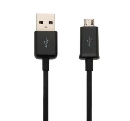  SAMSUNG adatkábel és töltő (USB - microUSB, 150cm) FEKETE (ECB-DU4EBEG) 