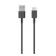  SAMSUNG adatkábel és töltő (USB - Type-C, 80cm) FEKETE (EP-DR140ABE / GH39-02002A) 