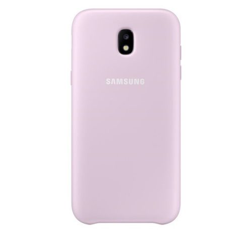  SAMSUNG műanyag telefonvédő (dupla rétegű, gumírozott) RÓZSASZÍN [Samsung Galaxy J5 (2017) SM-J530 EU] 