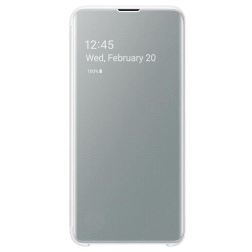  Samsung Clear View Cover Galaxy S10e átlátszó View tok fehér (EF-ZG970CWEGWW) 