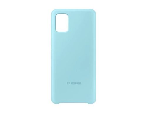  Samsung Galaxy A51 szilikon tok kék (EF-PA515TLEGEU) 