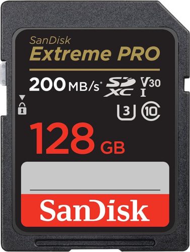  128GB Sandisk Extreme Pro SDXC UHS-I Class10 U3 V30 (SDSDXXD-128G-GN4IN / 121596) 