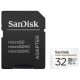  32GB Micro SDHC memória kártya Sandisk High Endurance CL10 U3 V30 + adapter  (SDSQQNR-032G-GN6IA / 183565) 