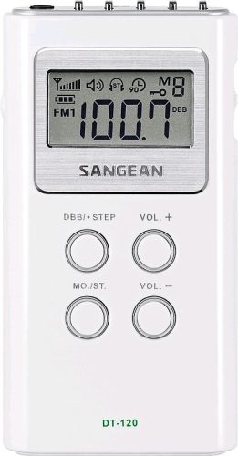  Sangean DT-120 zsebrádió fehér 