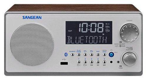  Sangean WR-22 Bluetooth asztali rádió barna 