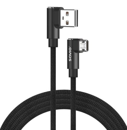  Savio CL-161 USB - Micro USB kábel 1m fekete 