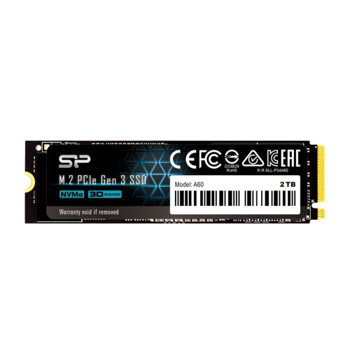  2TB Silicon Power P34A60 M.2 SSD meghajtó (SP002TBP34A60M28) 