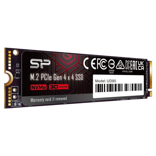  4TB Silicon Power UD90 M.2 SSD meghajtó (SP04KGBP44UD9005) 