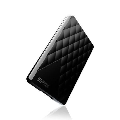  2TB 2.5" Silicon Power Diamond D06 USB 3.0 külső winchester fekete (SP020TBPHDD06S3K) 