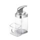  SimpleHuman KT1189 650ml-es pumpás szappanadagoló szivacstartóval szálcsiszolt 