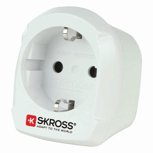  SKROSS Europe to UK Földelt utazó adapter (SKR1500230E) 