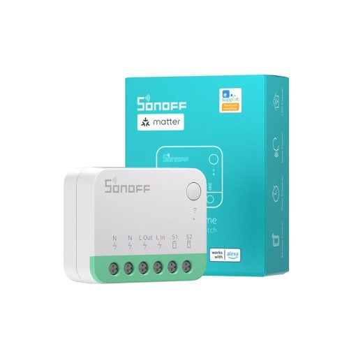  Sonoff Mini R4M Wi-Fi okos relémodul, Matter szabvány kompatibilis (SON-REL-MINI-R4M) 