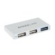  SpeedLink Pleca USB-C-USB-A Hub ezüst (SL-140200-SR) 