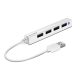  Speedlink Snappy Slim 4 portos USB 2.0 Hub fehér (SL-140000-WE) 