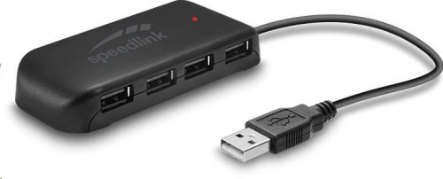  Speedlink Snappy Evo 7 portos USB 2.0 Hub fekete (SL-140005-BK) 