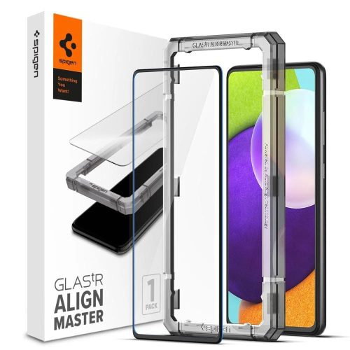  Spigen AlignMaster GLAS.tR Full Cover Samsung Galaxy A52 5G edzett üveg kijelzővédő (AGL02821) 