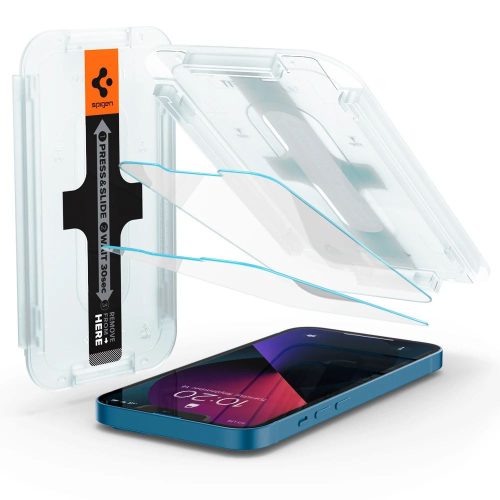  Spigen EZ FIT GLAS.tR SLIM Apple iPhone 13 mini kijelzővédő 2db (AGL03396) 