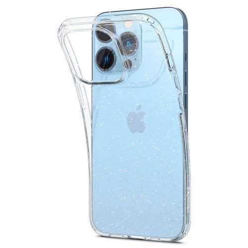  Spigen Liquid Crystal Glitter Apple iPhone 13 Pro tok átlátszó-csillámos (ACS03255) 