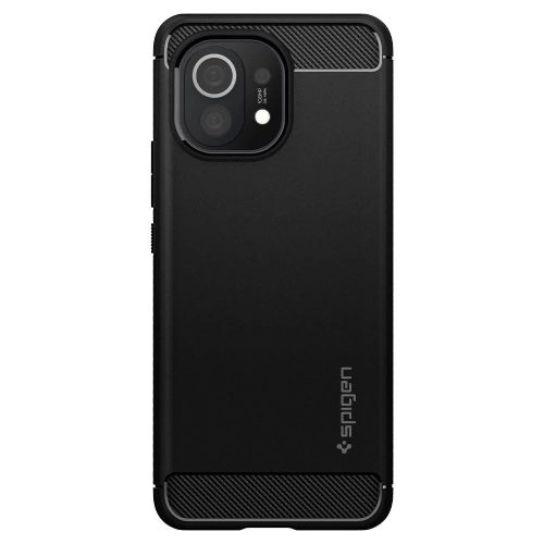  Spigen Rugged Armor Xiaomi Mi 11 ütésálló tok fekete (ACS02738) 