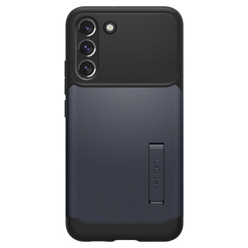  Spigen Slim Armor Samsung Galaxy S22 Plus 5G tok Metal Slate - fekete-kék (ACS03978) 