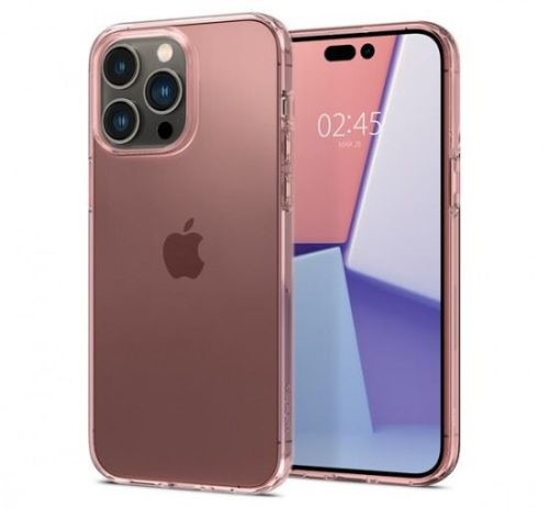  Spigen Crystal Flex Apple iPhone 14 Pro Max Rose Crystal tok rózsaszín-átlátszó (ACS04638) 