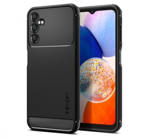  Spigen Rugged Armor Samsung Galaxy A14 5G tok matt fekete (ACS05847) 