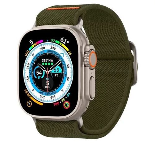  Spigen Lite Fit Ultra Apple Watch 49/45/44/42mm szövet szíj keki (AMP05985) 