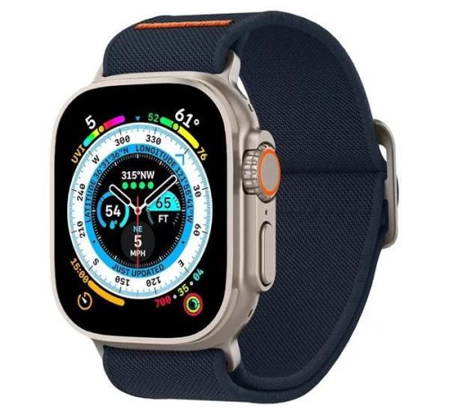  Spigen Lite Fit Ultra Apple Watch 49/45/44/42mm szövet szíj tengerészkék (AMP05984) 