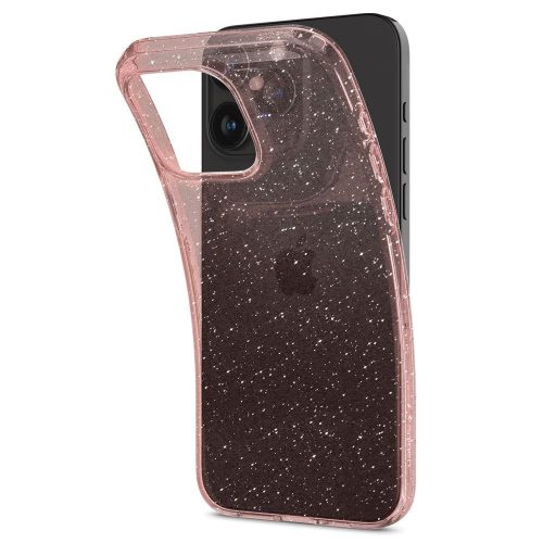  Spigen Liquid Crystal Glitter iPhone 15 Pro tok rózsaszín-csillámos (ACS06702) 