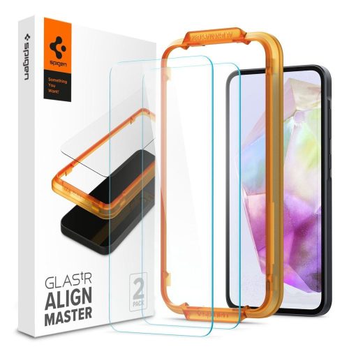  Spigen AlignMaster GLAS.tR Slim Samsung Galaxy A35 5G kijelzővédő (AGL07772) 