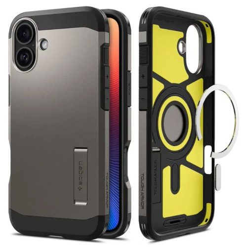  Spigen Tough Armor MagFit iPhone 16 tok sötétszürke (ACS08215) 