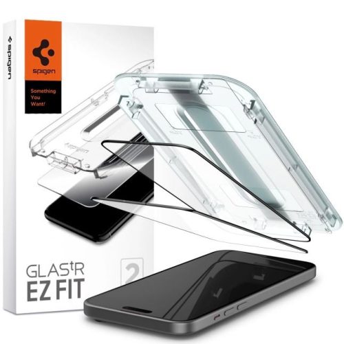  Spigen Glass tR EZ Fit iPhone 15 Plus kijelzővédő (AGL06884) 