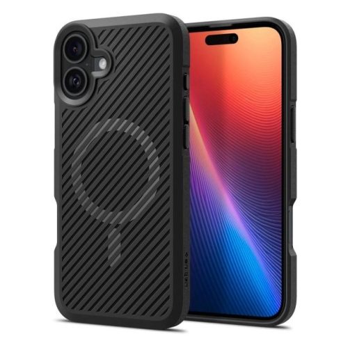  Spigen Core Armor (MagFit) iPhone 16 tok fekete (ACS08221) 