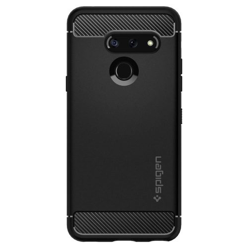  Spigen Rugged Armor LG G8 ThinQ hátlaptok fekete (A32CS25979) 