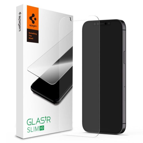  Spigen GLAS.tR Slim HD Apple iPhone 12/12 Pro kijelzővédő (AGL01511) 