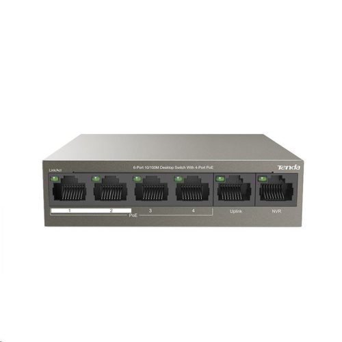  Tenda TEF1106P-4-63W 10/100Mbps 6 portos switch 