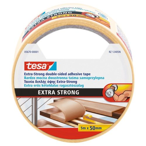  Tesa Extra erős kétoldalas ragasztószalag 50mmx5m (05670-00001-11) 