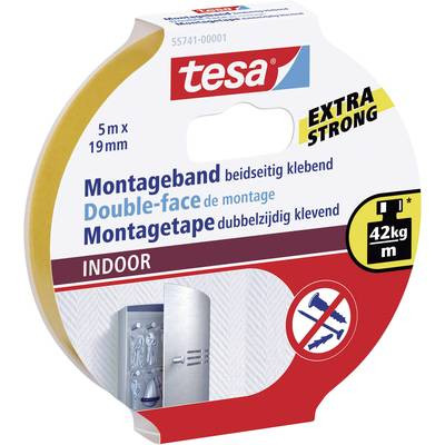  Kétoldalas ragasztószalag beltérre, 5m:19mm, TESA® 