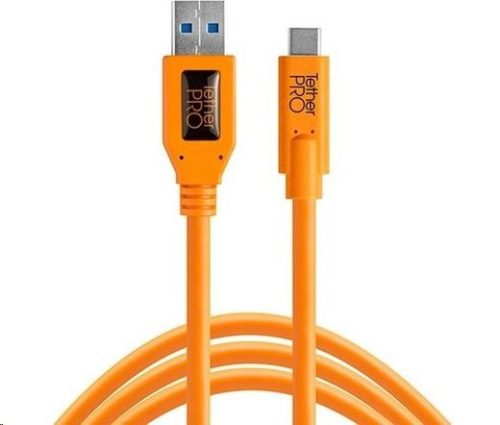  Tether Tools TetherPro USB 3.0 -> USB-C 4.6m kábel narancssárga (CUC3215-ORG) 