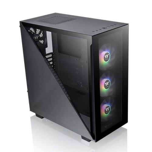  Thermaltake Divider 300 TG ARGB táp nélküli ablakos ház fekete (CA-1S2-00M1WN-01) 