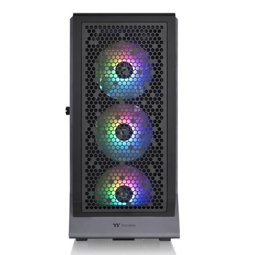  Thermaltake Ceres 500 TG ARGB táp nélküli ablakos ház fekete (CA-1X5-00M1WN-00) 