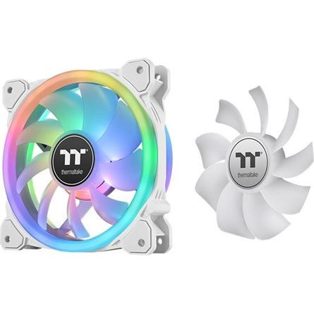  Thermaltake SWAFAN 12 RGB Radiator Fan TT Premium Edition (3-Fan Pack) fehér (CL-F145-PL12SW-A) 