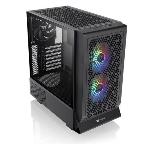  Thermaltake Ceres 330 TG ARGB táp nélküli ablakos ház fekete (CA-1Y2-00M1WN-01) 