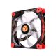  Thermaltake Luna 12 LED 12cm ház hűtő piros LED (CL-F017-PL12RE-A) 