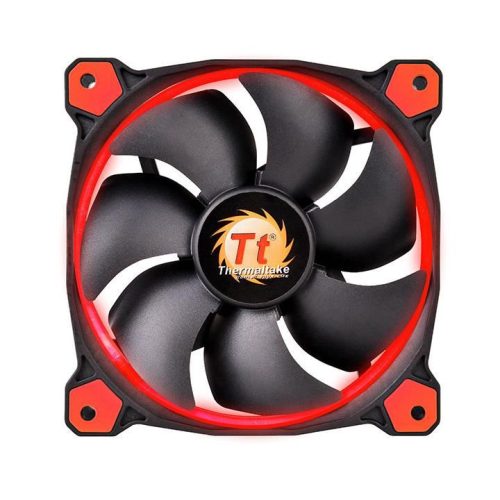  Thermaltake Riing 12 LED 12cm ház hűtő piros LED (CL-F038-PL12RE-A) 