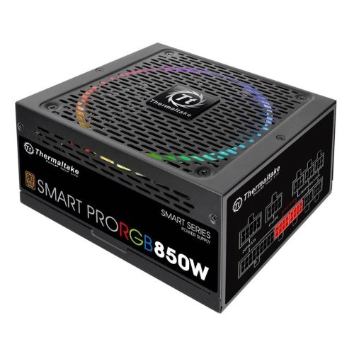  Thermaltake SMART Pro RGB 850W  tápegység (PS-SPR-0850FPCBEU-R) 