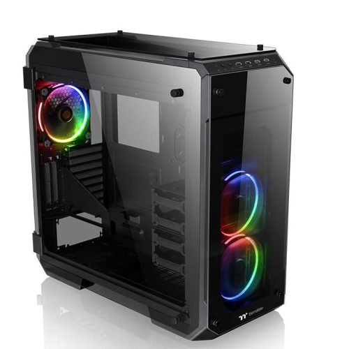  Thermaltake View 71 Tempered Glass RGB Edition táp nélküli ablakos ház fekete (CA-1I7-00F1WN-01) 