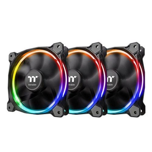  Thermaltake Riing 12 LED RGB Radiator Fan Sync Edition12cm hűtő ventilátor (3db) (CL-F071-PL12SW-A) 